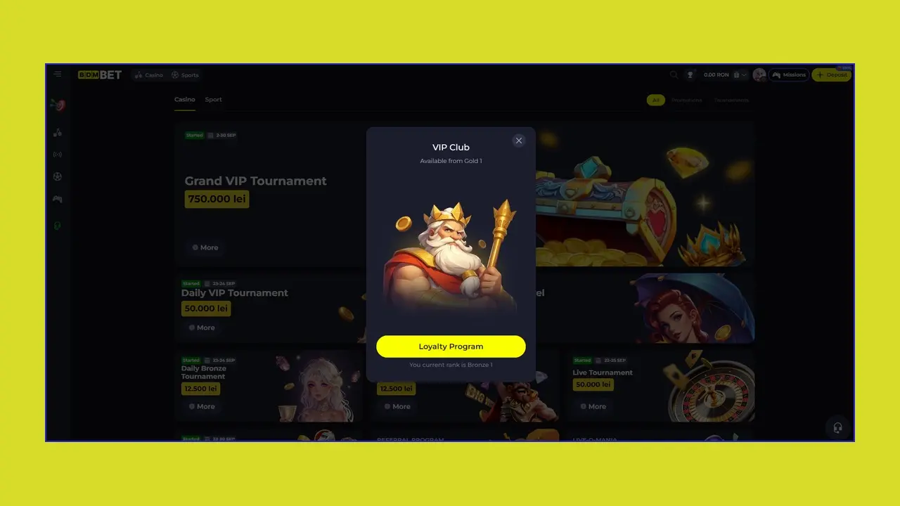 Fonctionnalités de l'application mobile BDMBet